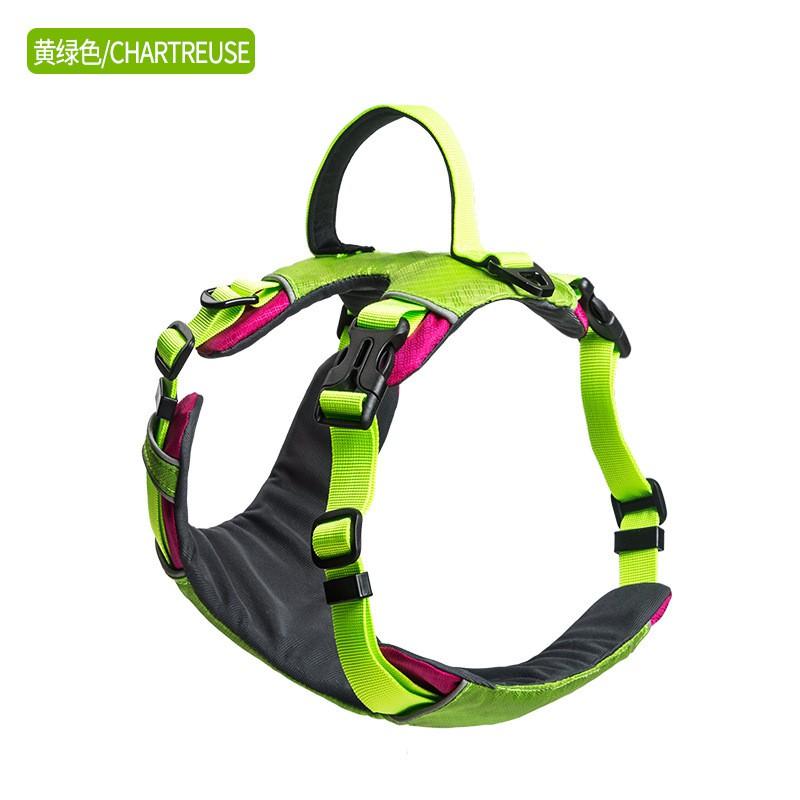 Lightweight Waterproof Dog Harness With Dual-Strap Design Reflective Safety Strip Adjustable Fit Medium To Large Breeds