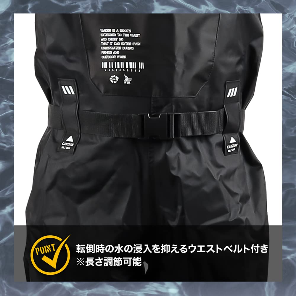 [DRESS] Radial Sole Waders Chest High Waders AIRBONE XL Slim Boots [Boots] 27~27.5