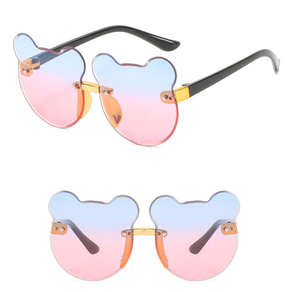 Children Sunglasses Uv400 Protection Cute Bear Ear Sunglasses Gifts For Boys Girls