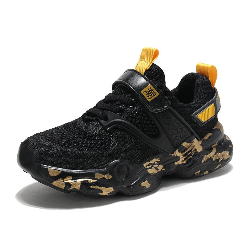 

Children s sports shoes New boys casual shoes Single net breathable middle school and older students running shoes 40 yards inner length 25.7cm