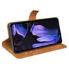 For Google Pixel 9a Stand Case Anti-Scratch Calf Texture Leather Phone Cover
