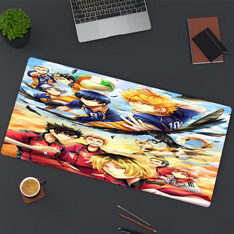 Podkładka pod mysz z nadrukiem Haikyu, do klawiatury, laptopa, PC, do biura, domu, dekoracja biurka, idealny prezent urodzinowy dla graczy
