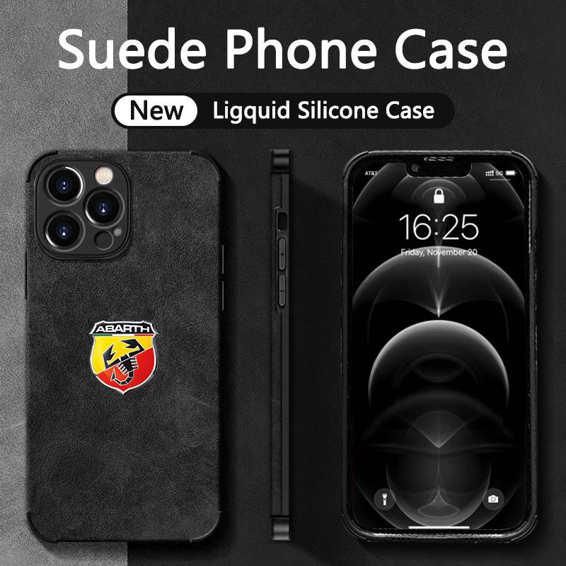 For Fiat Abarth Logo Car Phone Case Soft Cover for iPhone 16 Pro 11 12 ijn5 13 14 Pro 15 Pro Max 7 8 Plus XR XS MAX Accessories 5ijn