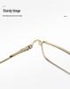 Ultra-light Men's Stainless Steel Square Eyeglasses Frame, Myopia-Compatible, Multiple Colors, 2026 Model
