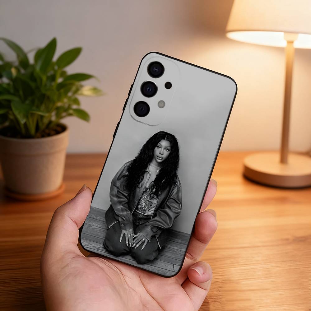 

S-SZA RNB Singer For Samsung Phone Case S26,S25,S24,S21,S22,S23,S30,Ultra,S20,Plus,Fe,Lite,5G Black Cover Samsung S21fe