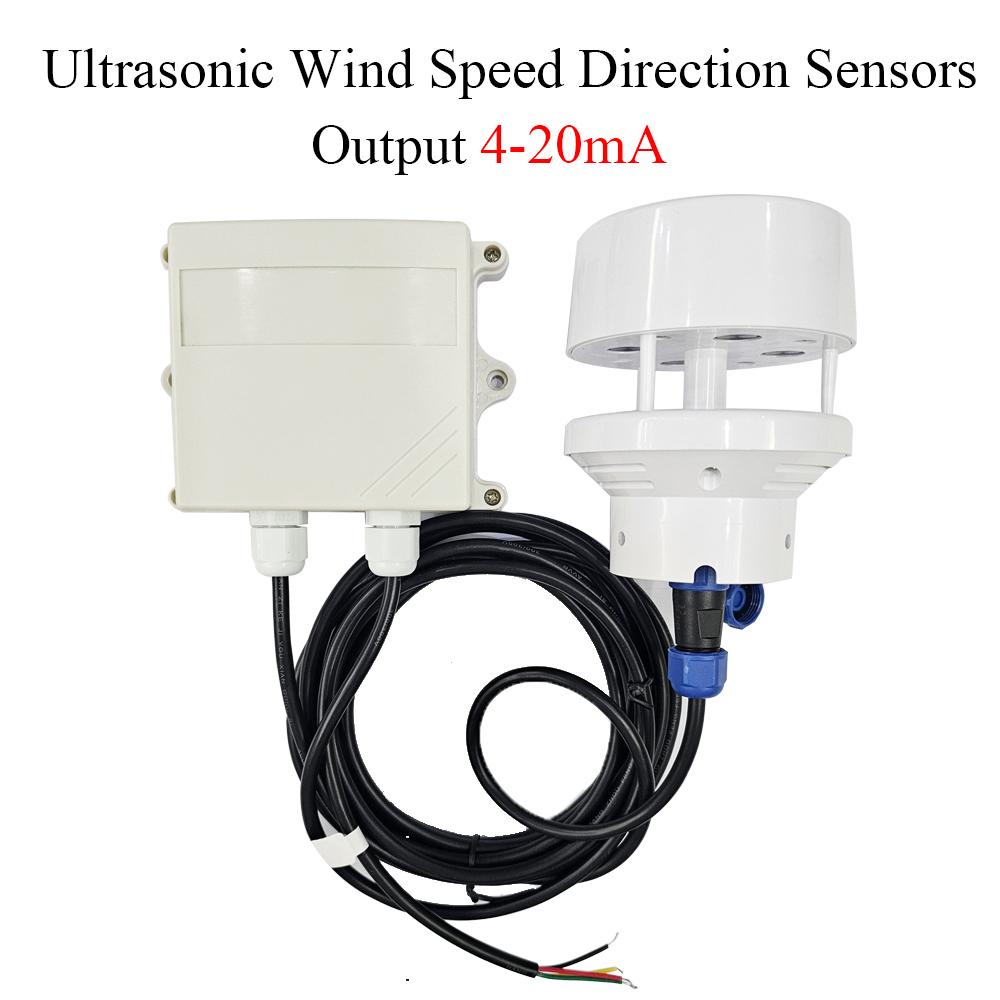 0-45m/s Ultrasonic Wind Speed and Direction Sensor Module Detection Weather Station Transmitter Output RS485 0-5V 0-10V 4-20mA