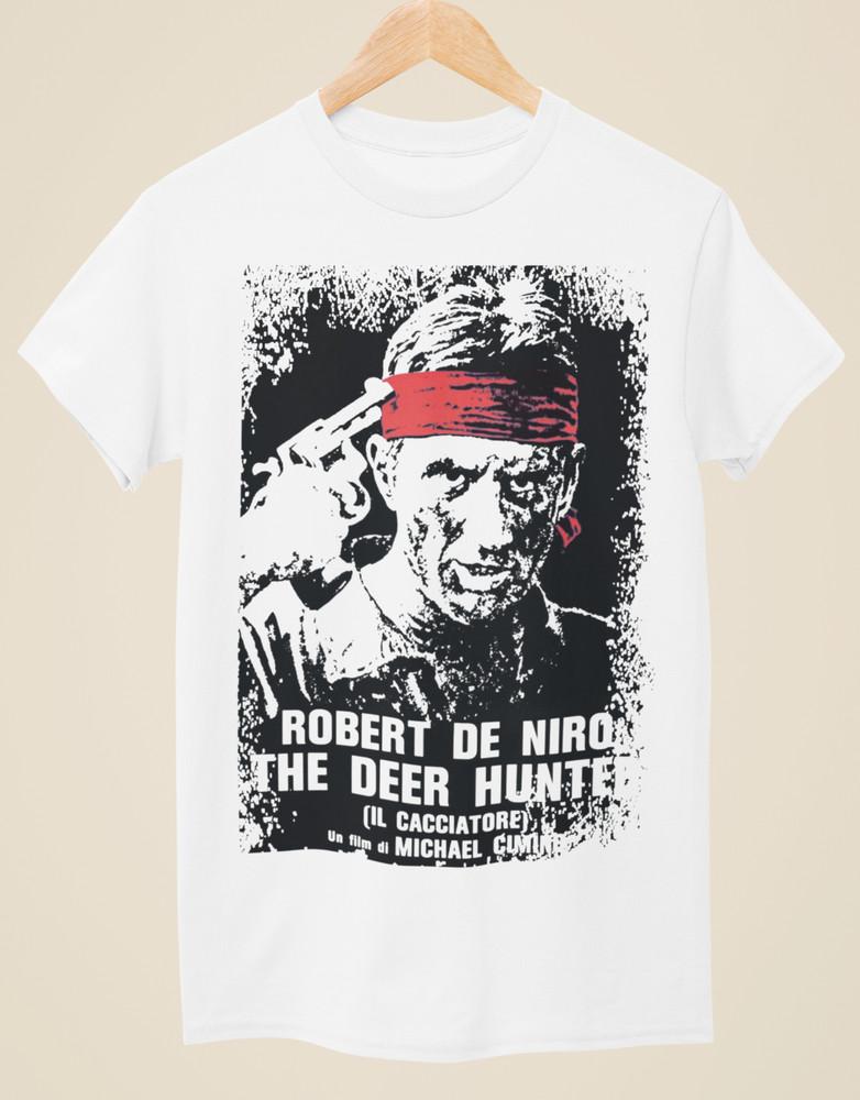 The Deer Hunter  - Movie Poster Inspired Unisex White T-Shirt Unisex T-Shirt L