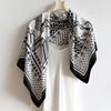 2025 90*90cm Printed Square Scarf Thin Breathable Sunscreen Shawl Casual Outdoor Windproof Head Wrap for Women Ribbon Headband