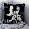 Rapper 2Pac T-Tupac S-Shakur Singer Pillow Gift Home Office Decoration Pillow Bedroom Sofa Car Cushion CoverPillow Case