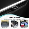 BestEvMod 4PCS Cyber Hooks Bed Rail Track Hook OEM Style Set Of 4 Compatible With 2025 2024 Tesla Cybertruck L Cleat Accessories For Enclosed Trailer