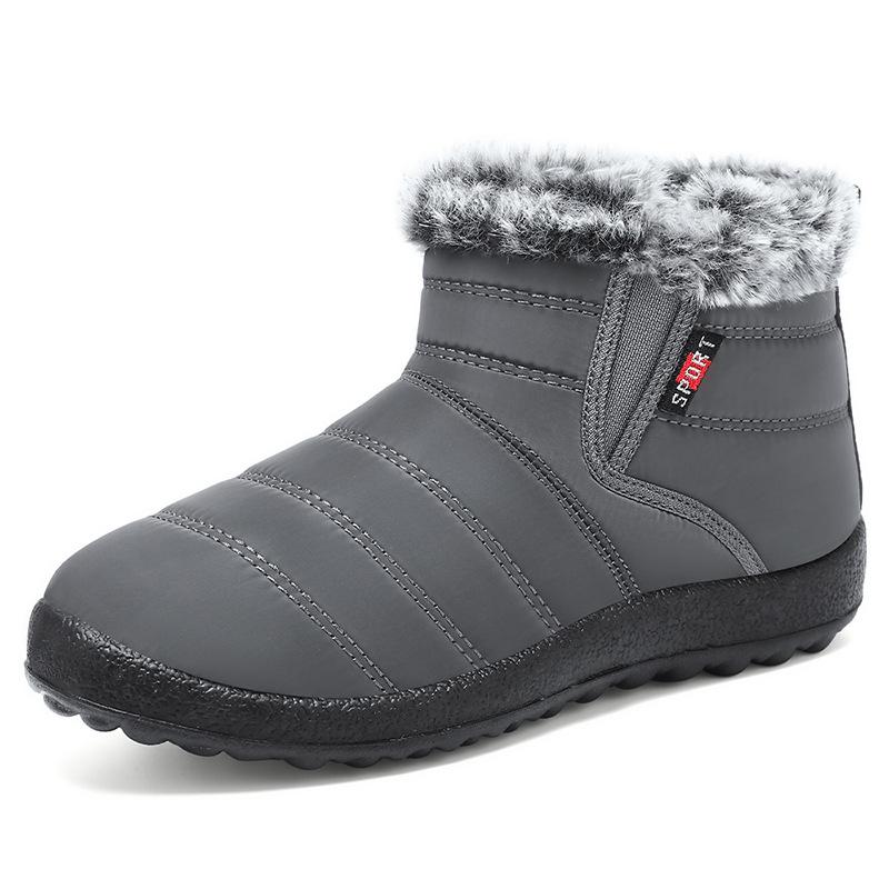 Shoes Women's cotton shoes Snow boots Fleece thickened cotton boots Warm women's boots One pedal women's short boots