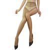 Sexy Women Glitter Tights Pantyhose Open Crotch Stretch Lustre Silky Stockings