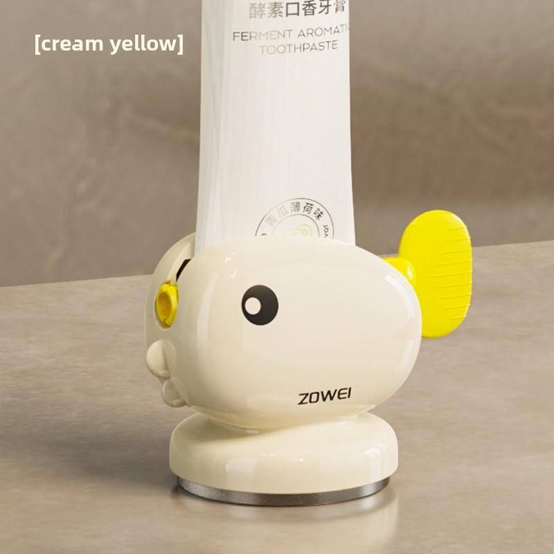 New Fully Automatic Whale Suction Cup Toothpaste Squeezer Toothpaste Rack Wall-mounted Children's Toothpaste Squeezer
