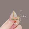 Diamond-Encrusted  Accessories For High-End Women'S Delicate Sailing Corsage Pins
