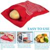1-10pcs Microwave Potato Bag Reusable Roasted Potato Corn Pouch Microwave Baking Cotton Bag Portable Home Kitchen Cooker Gadgets