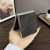 Electroplated Silver Edge Phone Case for Samsung Galaxy Z Flip 7 5G ZFlip7 Fashion 2-Piece Set Plain Shockproof Cover