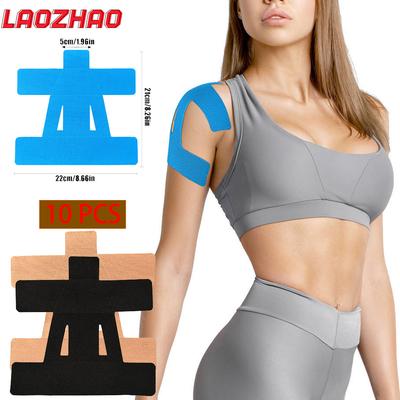 10Pcs Precut Kinesiology Tape For Shoulder Pain Relief & Support - Waterproof,Breathable,Elastic Sports Tape For Muscle Recovery