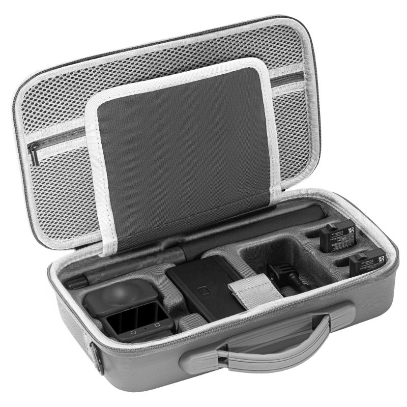 Shockproof Camera Accessories Organizers PU Material Portable Travel Storage Solution