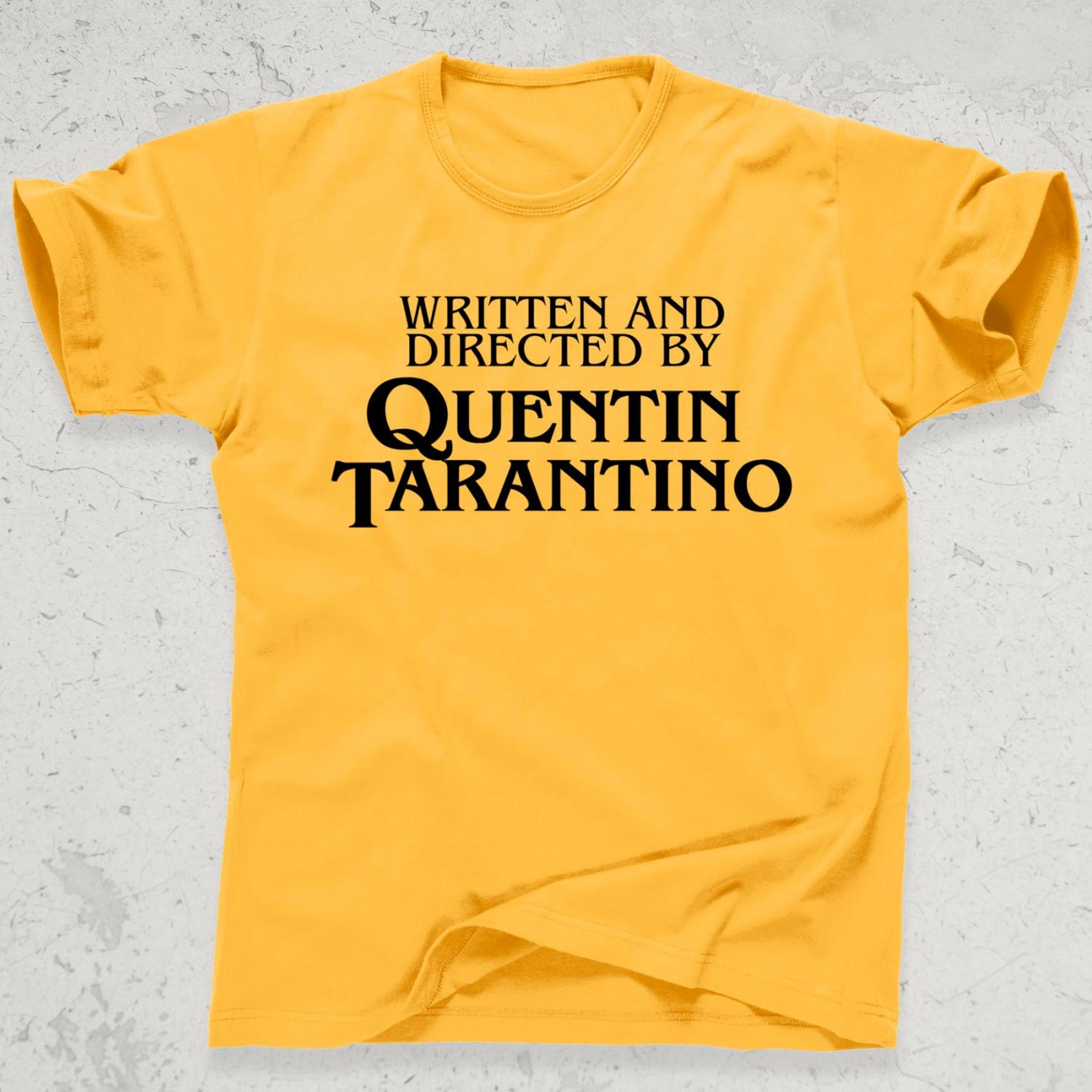 Written and Directed by Quentin Tarantino movies films tee t shirt L