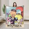 Smiling Friends Flirting Alan Bliblie Pim Blanket Super Warm Quality Bedding Throw for Couch Bed Spring Graphic Blanket for Boys