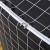 Grid Stripe Washing Machine Dustproof Cover Oxford Cloth Sunscreen Dustproof Washer Cover Waterproof Easy to Clean