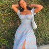 Elegant Floral French Holiday Dress for Women - High-End Fashion, Hot Selling, and Perfect for Any Occasion.