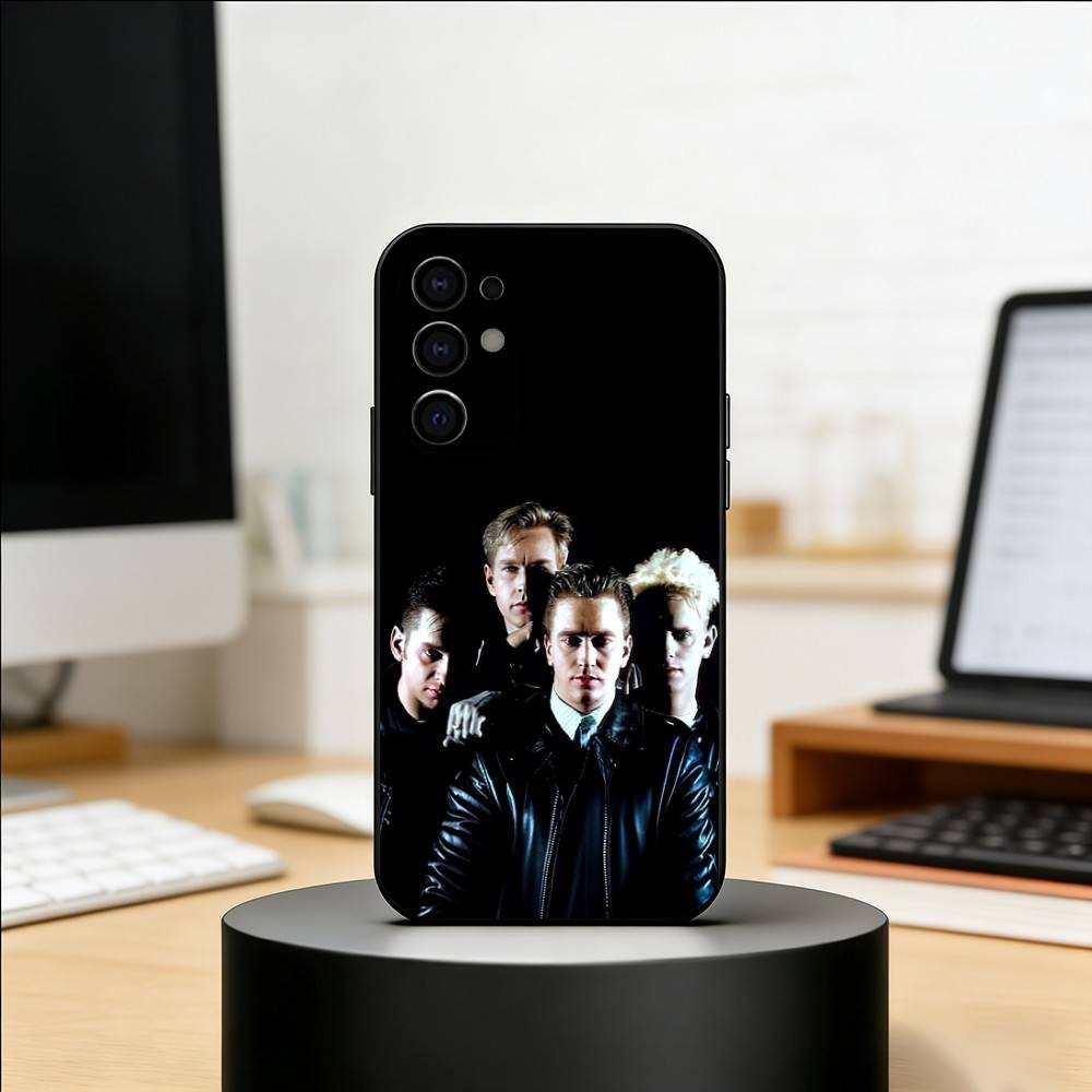 D-Depeche Mode Band Phone Case For Samsung S25,S24,S21,S22,S23,S30,Ultra,S20,Plus,Fe,Soft Silicone Black Cover
