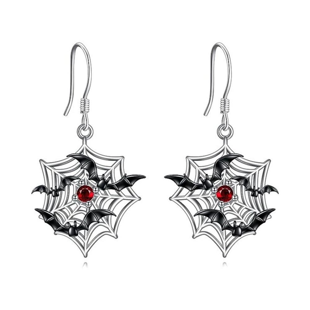 Charm Female Bat Animal Drop Earrings Cute Trendy Bridal Silver Color Dangle Wedding Jewelry For Women