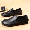 Fashion 2025 New Genuine Leather Men Walking Shoes Casual Business Formal Shoes Fashion Designer Comfy Dress Loafers Driving Lazy Shoes