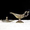 Aladdin Lamp Incense Burner, Carved Craft, Classic Wishing Lamp, Desktop Sandalwood Censer, Home Decor & Holiday Gift