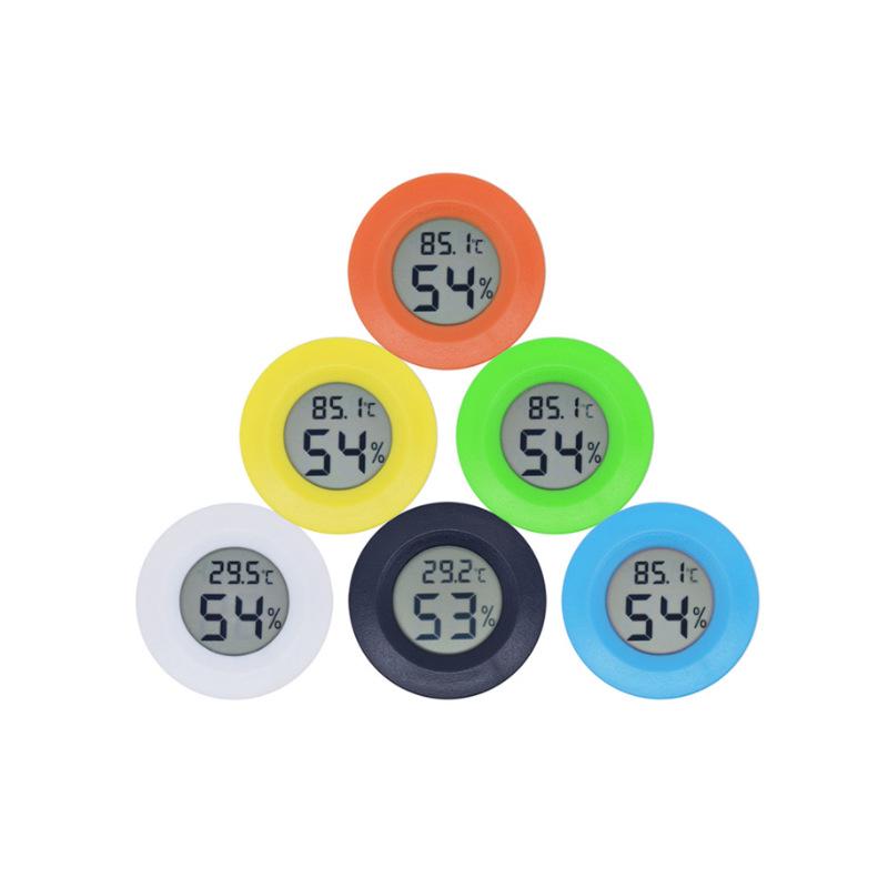 Круглый акриловый термометр и гигрометр для террариумов Blue