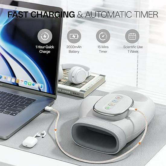 Versatile Cross-Border Hand and Wrist Massager with Heating and Vibration