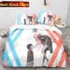 Darling In the Franxx Anime Bedding Set Duvet Cover Full Queen King Size Pillowcase Bed Printed Aldult Kid Bedroom Single Twin