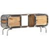 TV Cabinet 110x30x42 Cm Solid Mango Wood