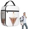 Amazigh Tazerzit Emblem Of The Moroccan Berbers Insulated Lunch Bag for Women Kids Portable Food Boxes Thermal Lunch Box Tote