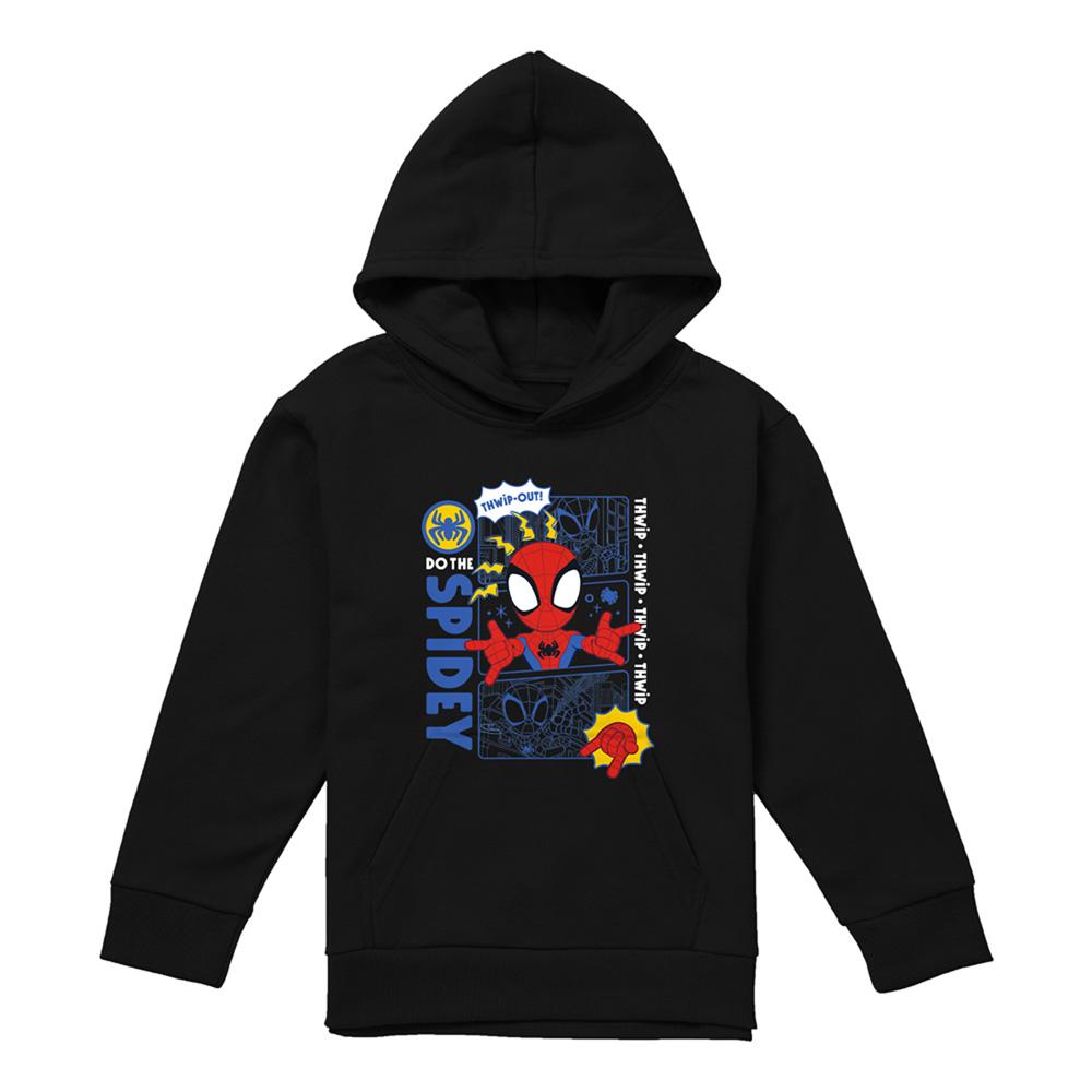 Spidey And His Amazing Friends Childrens/Kids Comic Pull Over Hoodie