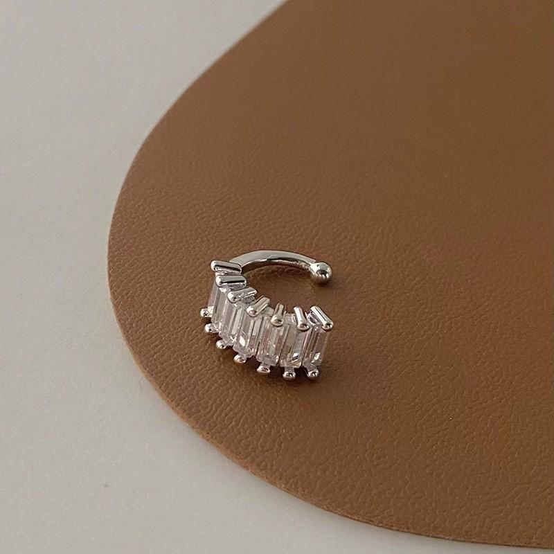 Zircon Butterfly Ear Cuff for Non-Pierced Ears - Elegant Forest Style