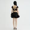 Leobyui Sliding Cake Skirt Black