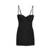 Spicy Girl Strapless Dress: Women's Sexy Slim Fit Bodycon with Bra Pad