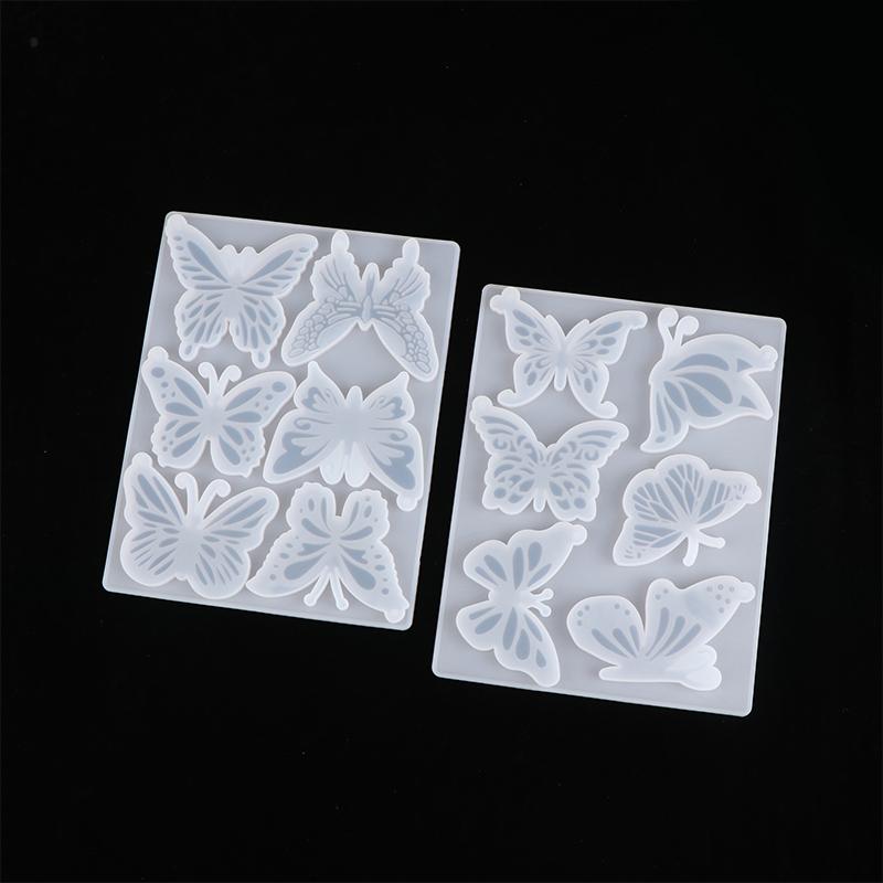 1Pc Butterfly Silicone Mold Diy Keyrings Eardrop Mold Jewelry Making Tools