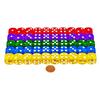 10Pcs 10Colors Acrylic Transparent 16Mm Clear Color Six Sided Spot D6 Playing Games Dice Set For Bar Pub Club Party Board Game