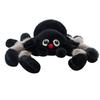 Holloween Decor Spider Stuffed Animal Toy Fluffy Black Crawling Pet Doll  Party Supplies