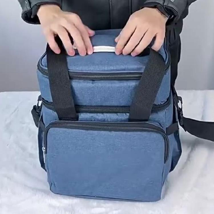 Leakproof Insulated Meal Bag with Thickened Aluminum Foil Layer Easy Carry Designs Grocery Bag for Outdoor Outing Travel