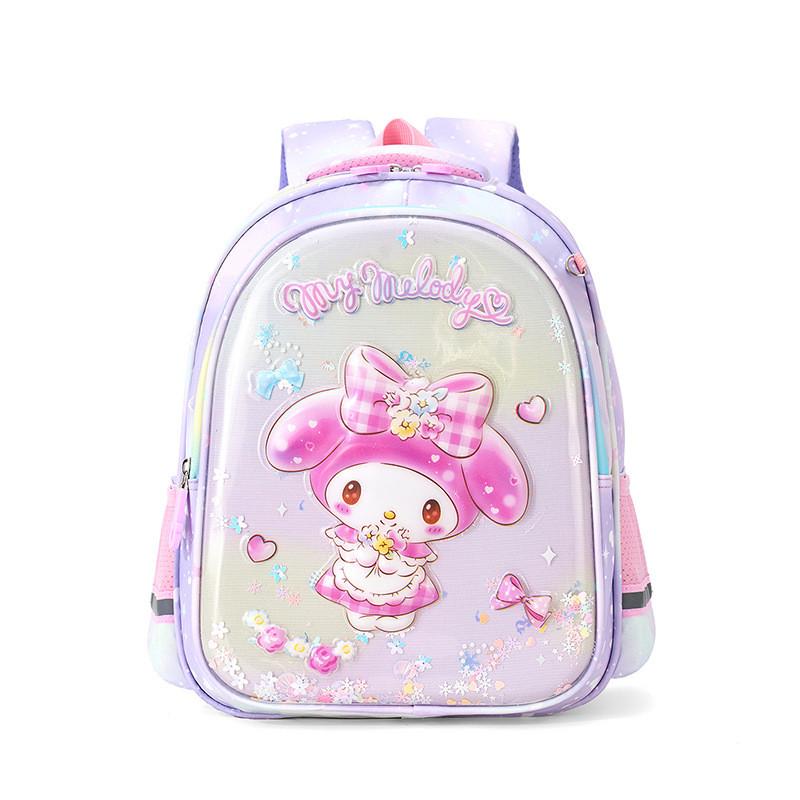 Sanrio Melody Kids School Backpack With Lightweight Nylon Design For Preschool Children