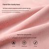 Anti-static Coral Fleece Women's Thick Winter Flannel Cardigan and Men's Autumn/Winter Homewear