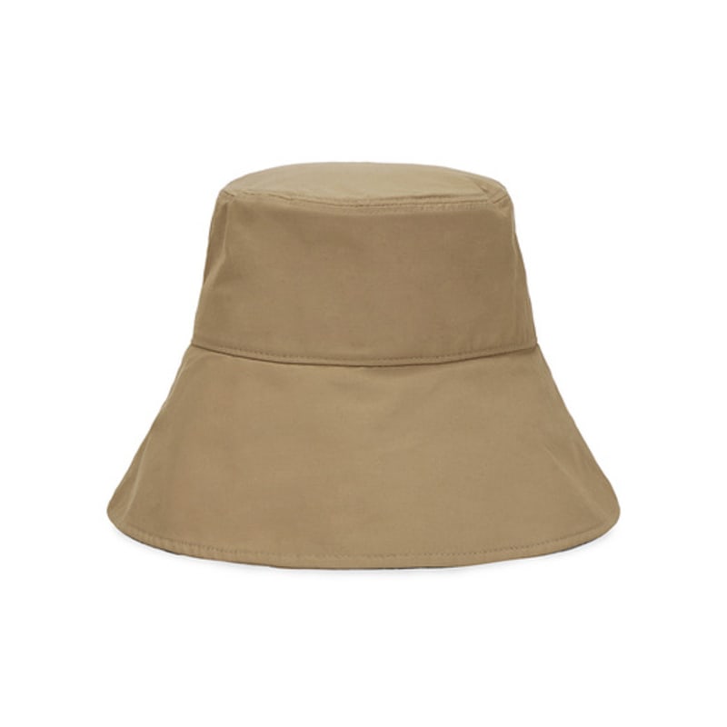 VARZAR VA Studded Solar Shield Bucket Hat Beige