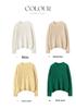 100% Pure Cashmere Women's Cable Knit Diamond Pattern Sweater - Autumn/Winter Slimming Loose Fit Base Layer