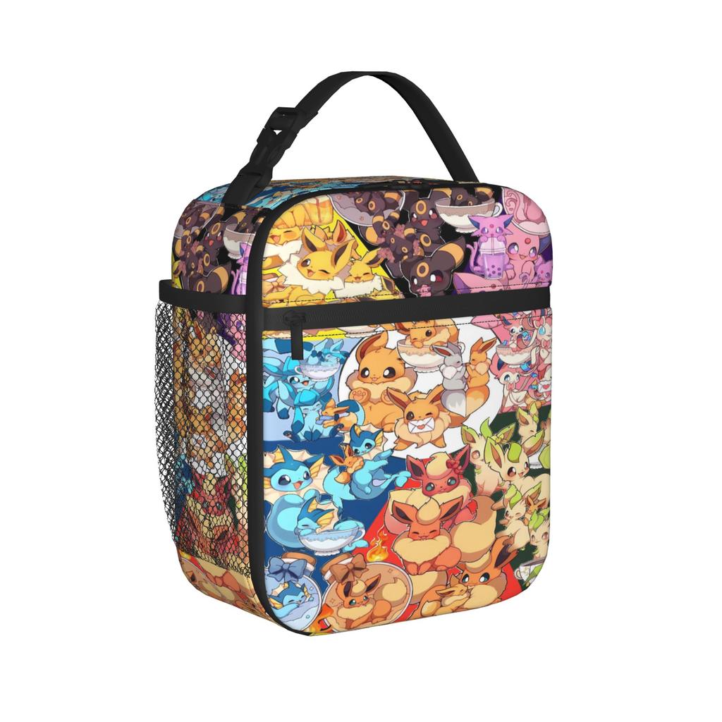 Cartoon Digimon Adventure Anime Lunch Bag Travel Portable Lunch Box For Child  Oxford Designer Cooler Bag