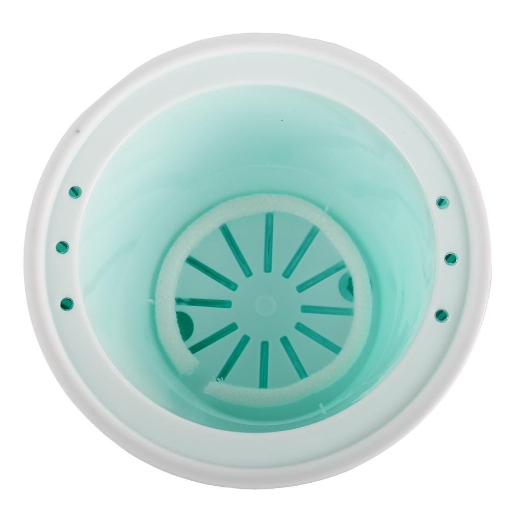 Self Absorbent Resin Flowerpot Imitation Glass Texture Transparent Flowerpot For Plants Spring Water Absorbing Seedling Pot