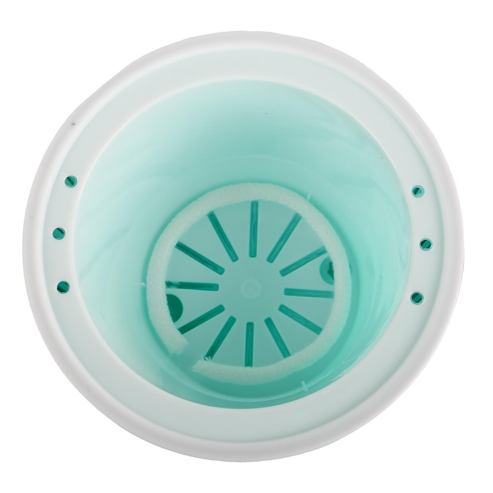 

Самопоглощающий смоляной цветочный горшок с имитацией стеклянной текстуры, прозрачный цветочный горшок для растений, поглощающий весеннюю воду, горшок для рассады